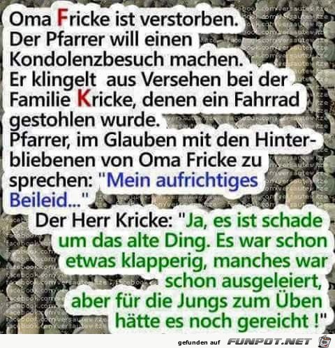 Oma Fricke Oma Fricke