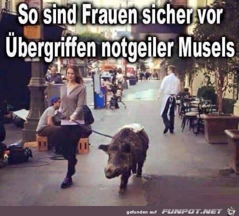 so sind Frauen sicher