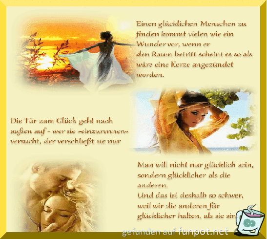 einen gluecklichen Menschen finden einen gluecklichen Menschen finden