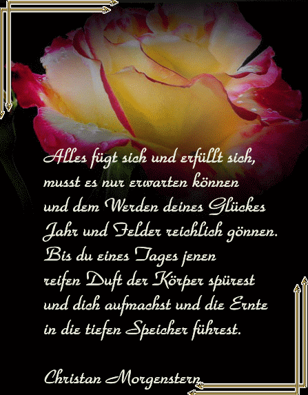 alles fuegt sich und erfuellt sich alles fuegt sich und erfuellt sich