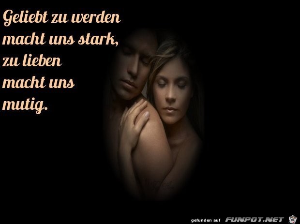 gelebt zu werden macht uns stark