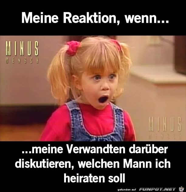 Meine Reaktion