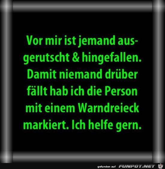 Hilfsbereit Hilfsbereit