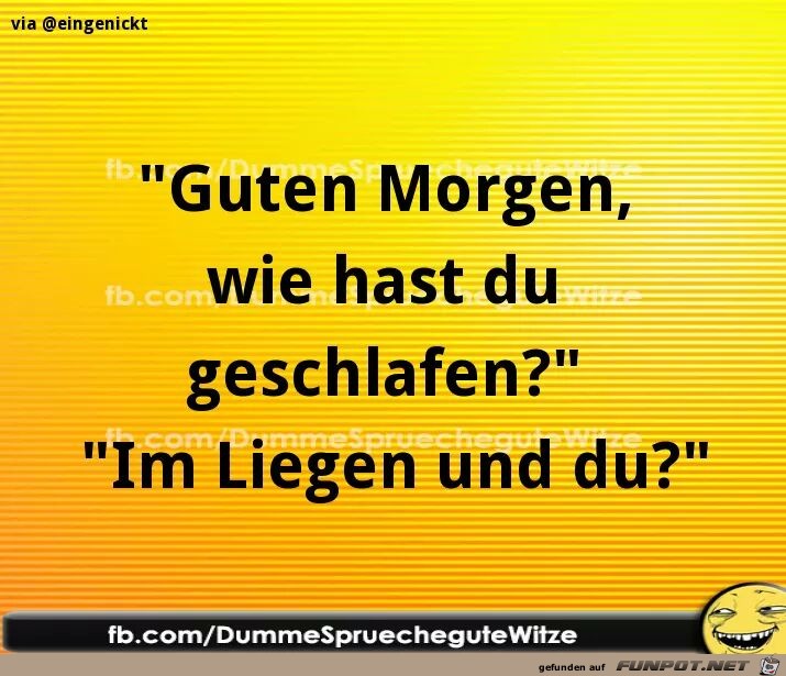 Geschlafen Geschlafen