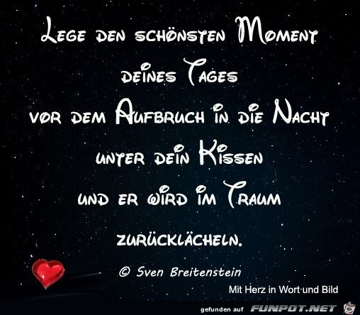 Lege den schoensten Moment Lege den schoensten Moment