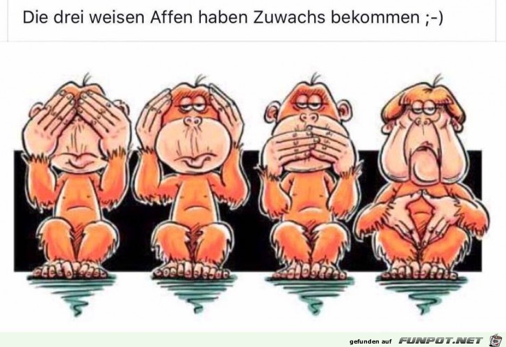 Zuwachs der Affen