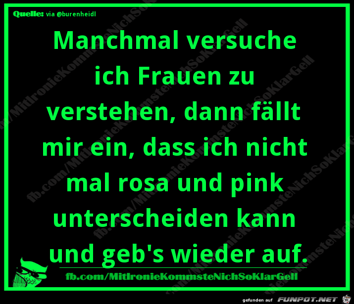 Frauen verstehen Frauen verstehen