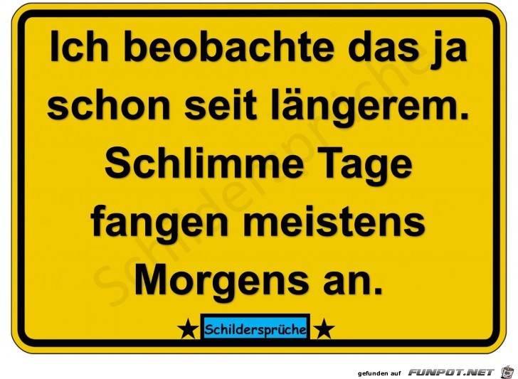 Schlimme Tage Schlimme Tage