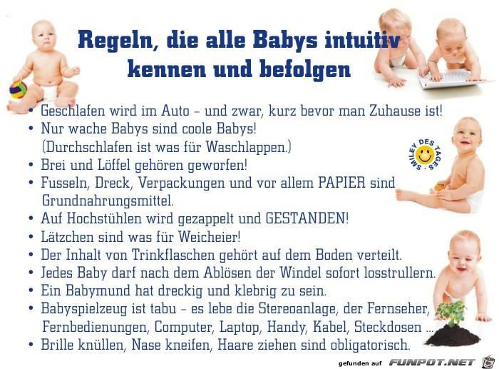 Regeln die alle Babys