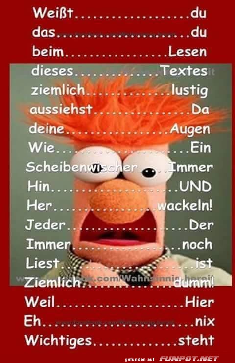 weisst du das du weisst du das du