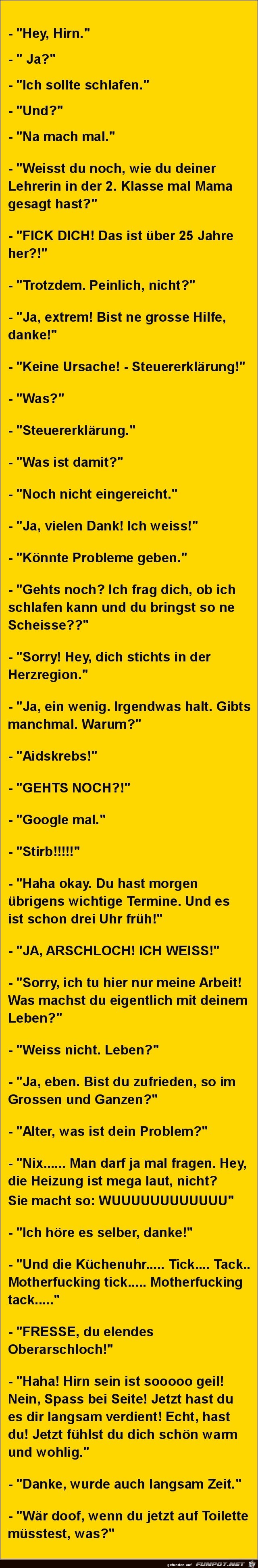 schlafen schlafen
