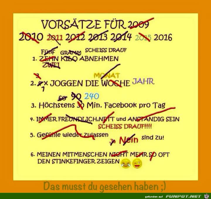 vorsätze vorsätze