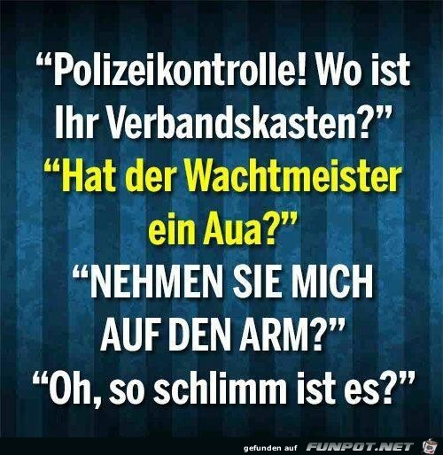 Polizeikontrolle Polizeikontrolle