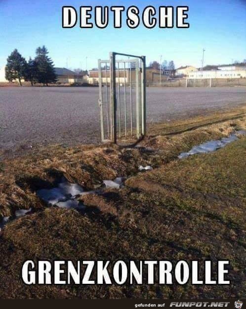 Deutsche Grenzkontrolle