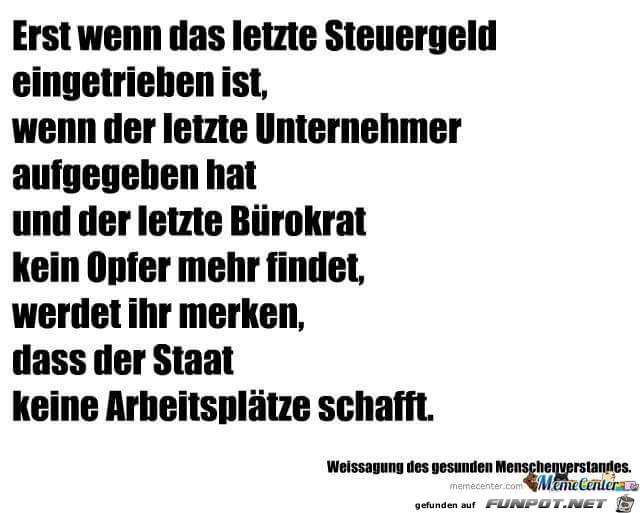 Das letzte Steuergeld Das letzte Steuergeld