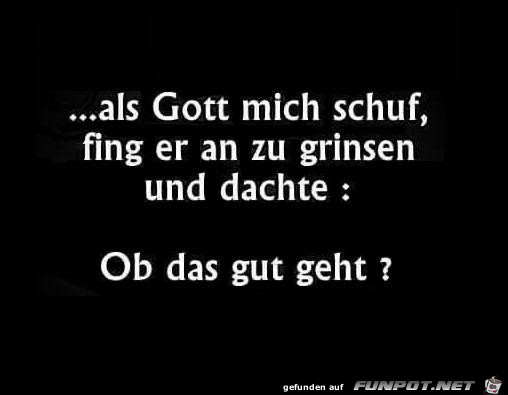 ob das gut geht ob das gut geht
