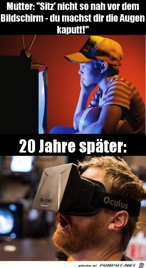 Bildschirmespiele früher und 2016 Bildschirmespiele früher und 2016