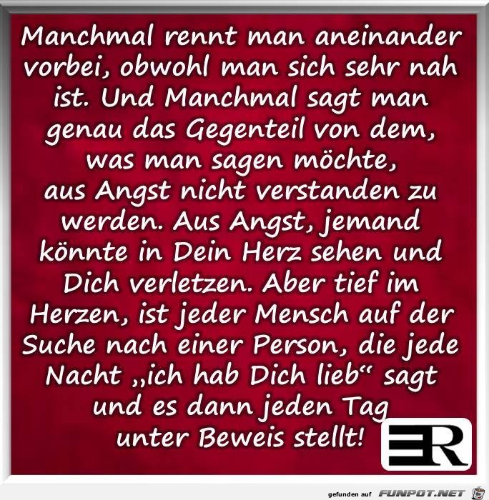 Manchmal