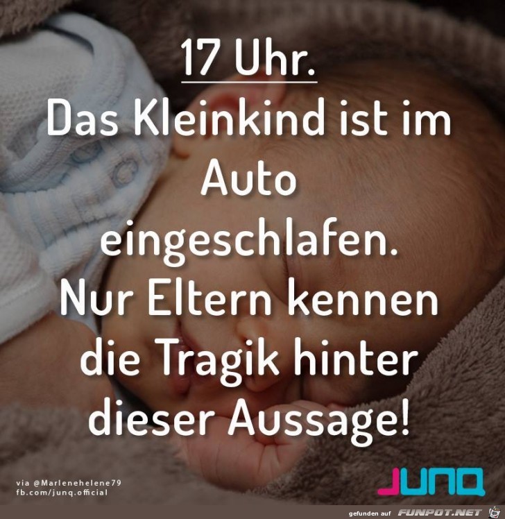 17 Uhr im Auto