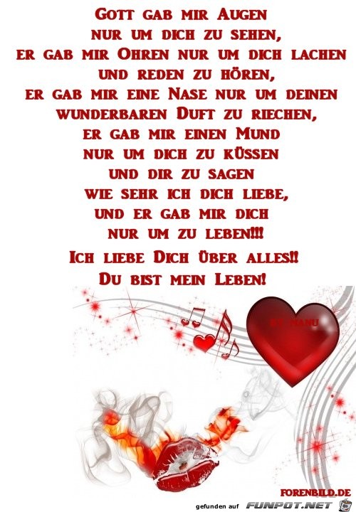Gott gab mir Augen Gott gab mir Augen