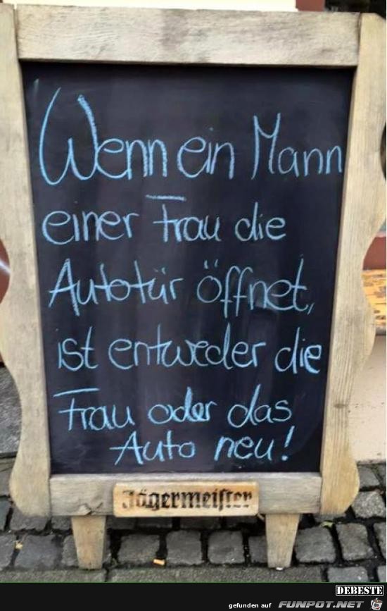 wenn ein Mann einer Frau