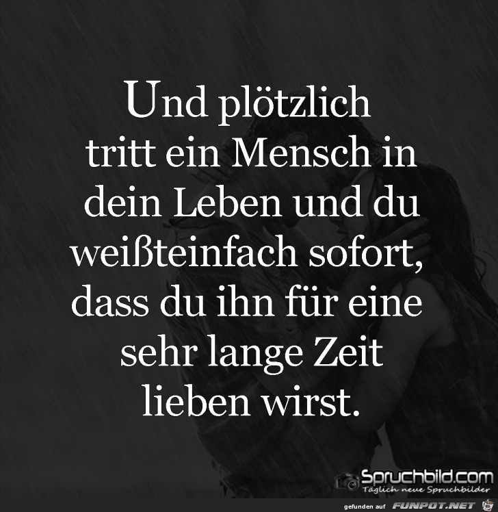 und ploetzlich