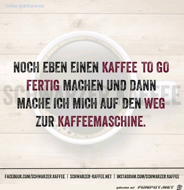 Kaffee to go Kaffee to go