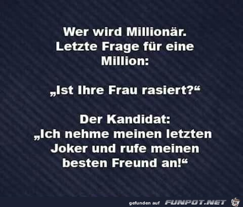 wer wird Millionaer