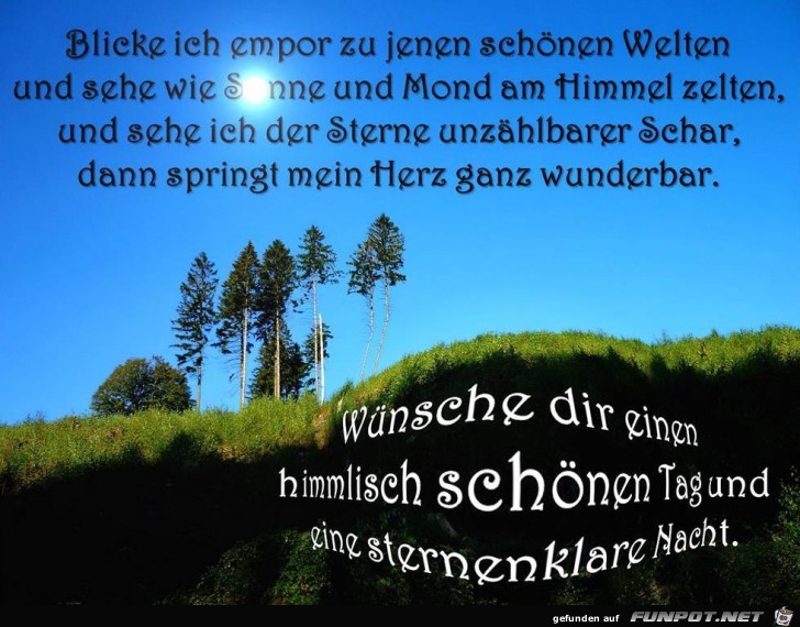 einen schönen Tag einen schönen Tag