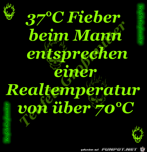 Fieber beim Mann