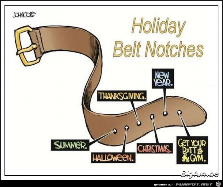 Holiday Belt Notches