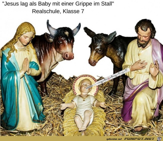 Jesus mit Grippe Jesus mit Grippe