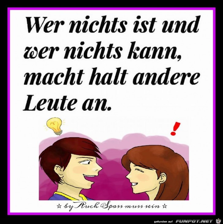 Wer nichts kann Wer nichts kann