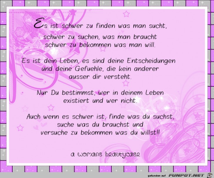 es st schwer zu finden was man sucht es st schwer zu finden was man sucht