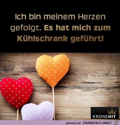 Bin meinem Herzen gefolgt Bin meinem Herzen gefolgt