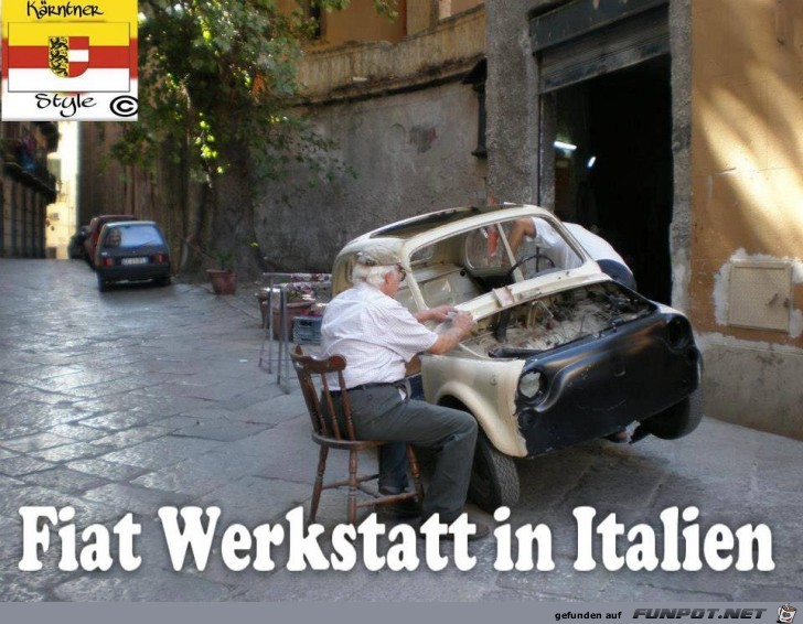 Werkstatt in Italien Werkstatt in Italien