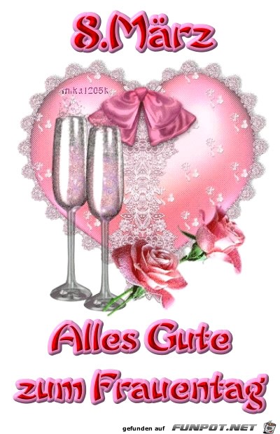 8 Maerz alles Gute