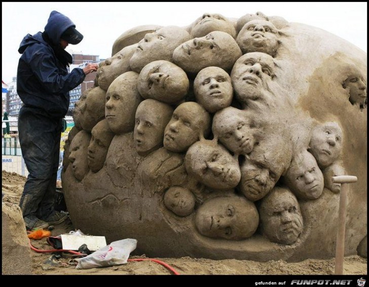 Sand-sculptur Sand-sculptur