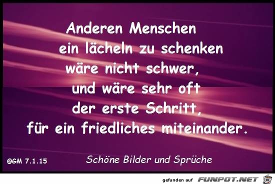 Ein Laecheln Ein Laecheln