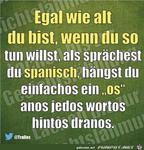 Spanisch Spanisch