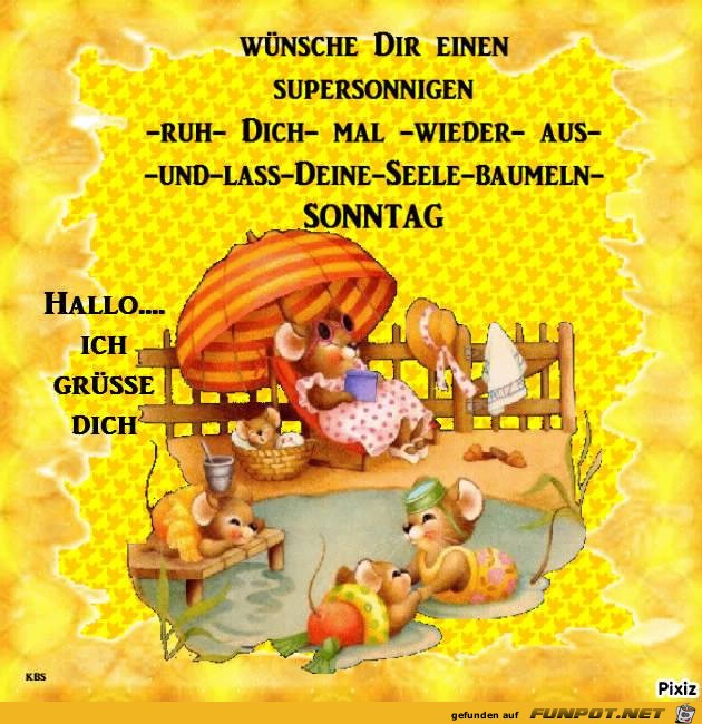 Sonntag Sonntag