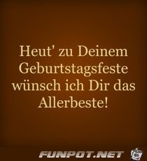 heut zu deinem Geburtstagsfeste heut zu deinem Geburtstagsfeste