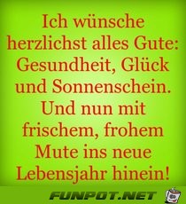 ich wuensche herzlichst alles Gute