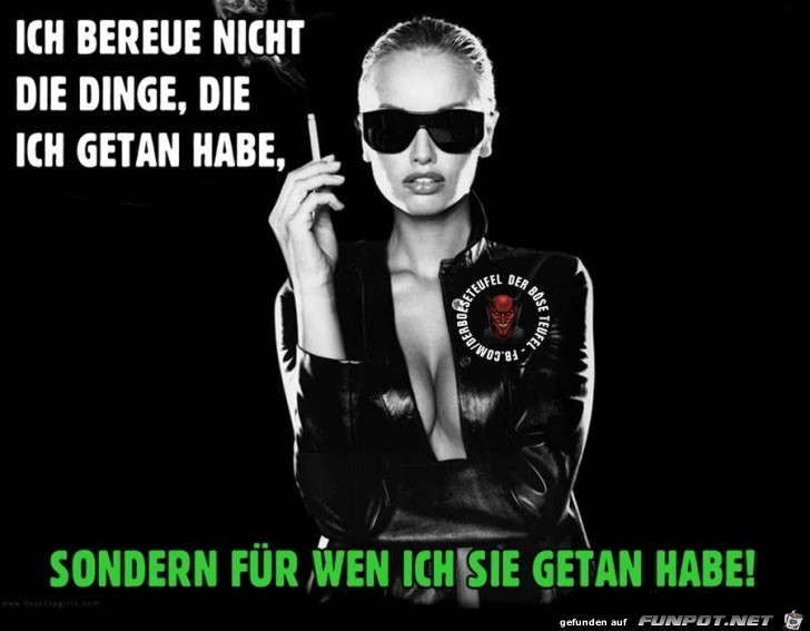 Ich bereue nicht Ich bereue nicht
