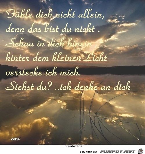 Fuehle in dich hinein