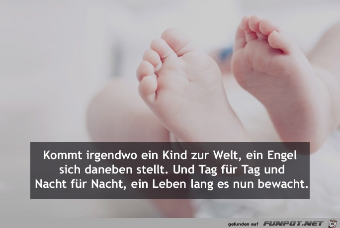 kommt irgendwo ein Kind zur Welt 