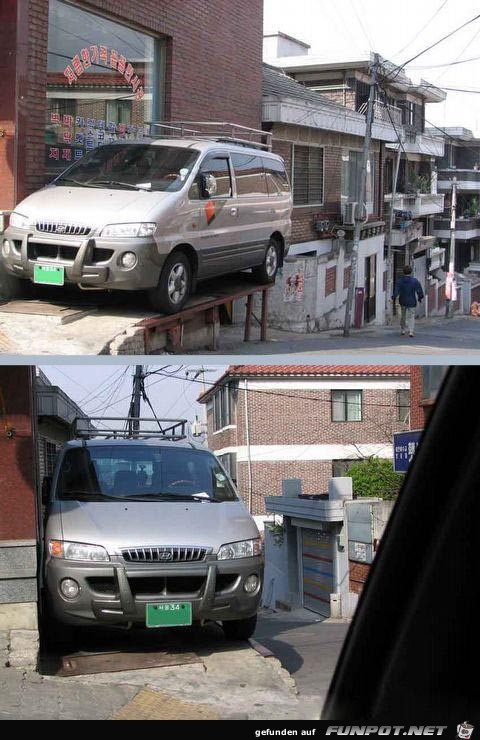 Tight parking Tight parking