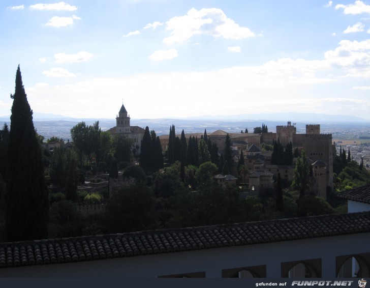 Aussicht auf die Alhambra Aussicht auf die Alhambra