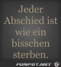 jeder Abschied 