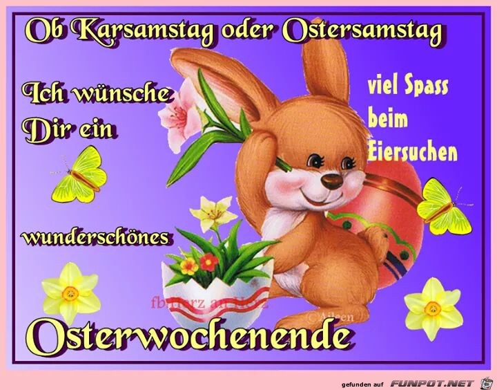 Schnes Osterwochenende